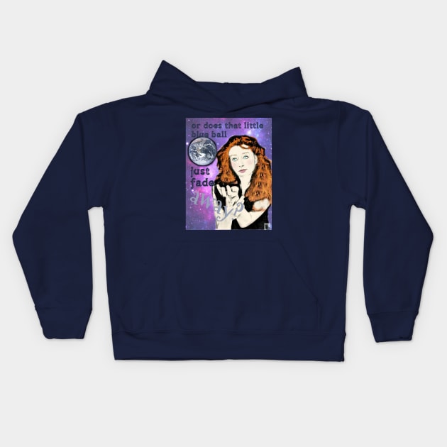 1000 Oceans (space version) Kids Hoodie by RabbitWithFangs